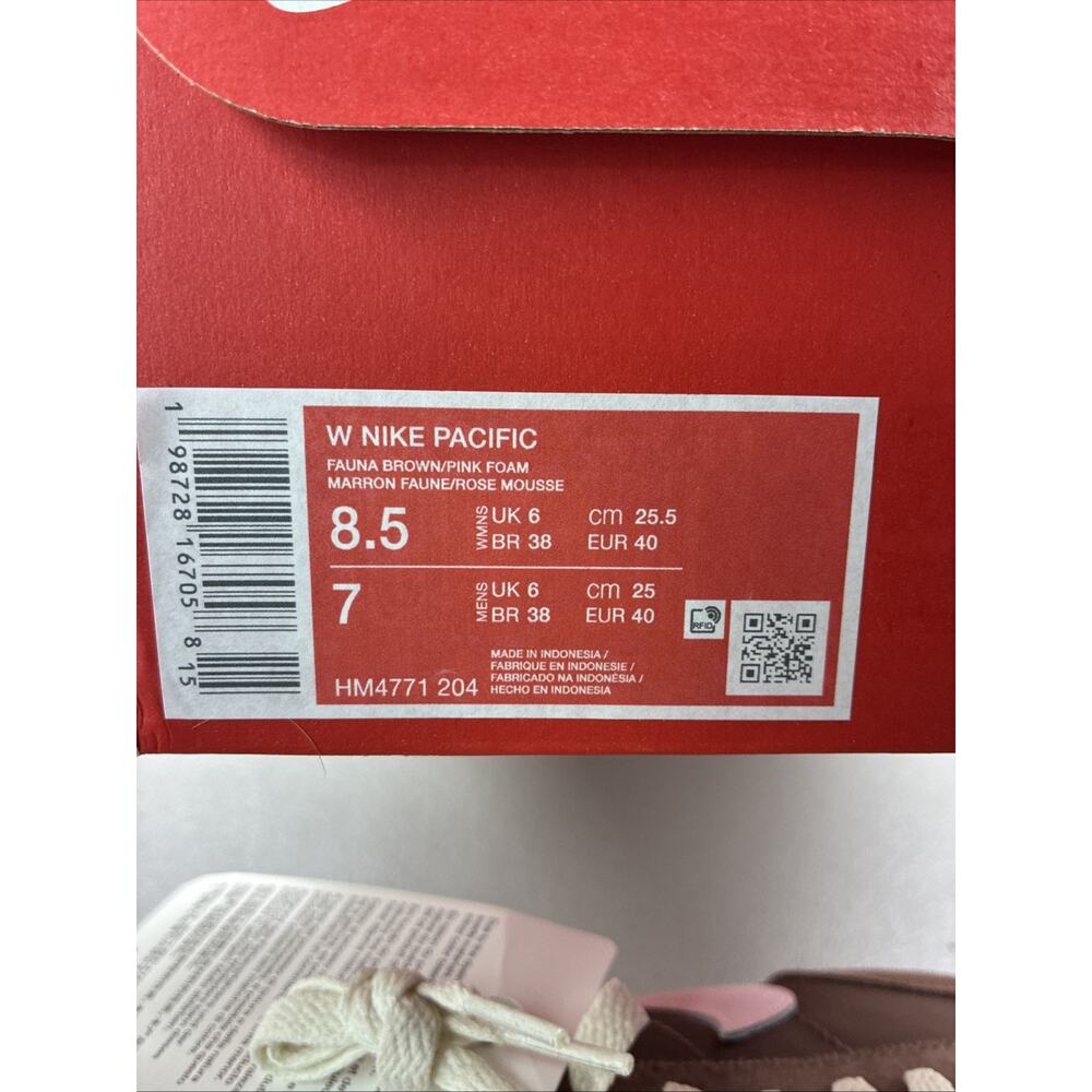 New Nike Pacific Women’s Size 8.5 Sneakers Brown/Pink Rubber Outsole HM4771 204 - Picture 6 of 6